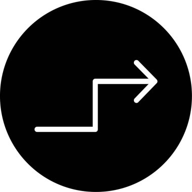 Ok. Web simgesi basit illüstrasyon