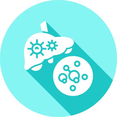 Virüs ikonu vektör illüstrasyonu