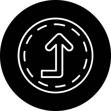 ok simgesinin vektör illüstrasyonu