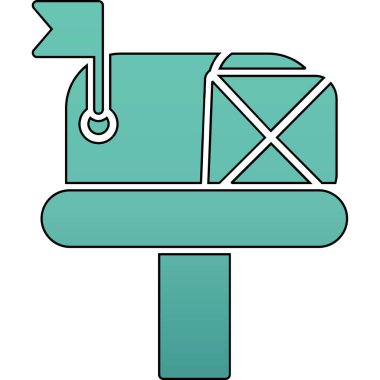 Modern b 'nin vektör illüstrasyonu