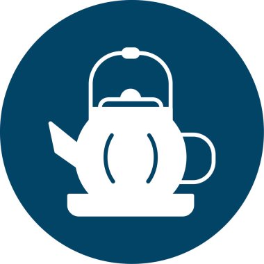 Çay. Web simgesi basit illüstrasyon