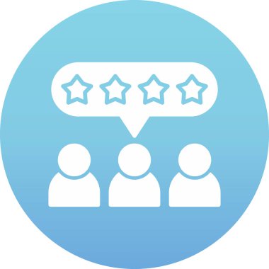 Geri besleme simgesi vektör illüstrasyonu