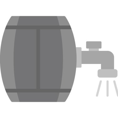 Varil bira ikonu katı bir şekilde