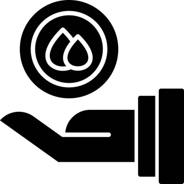 su damlası vektör simgesi