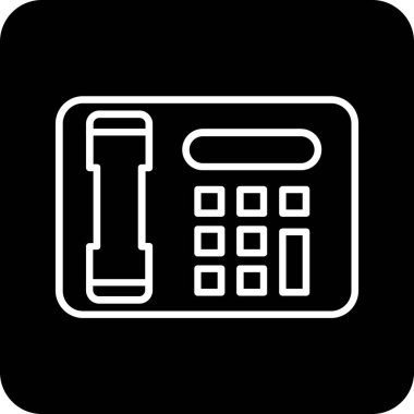 Hesap makinesi vektör simgesi düz simgesi