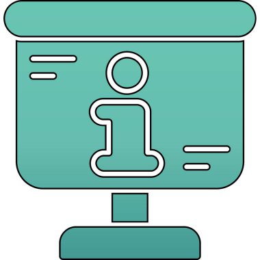 Çizgi film simgesinin vektör çizimi