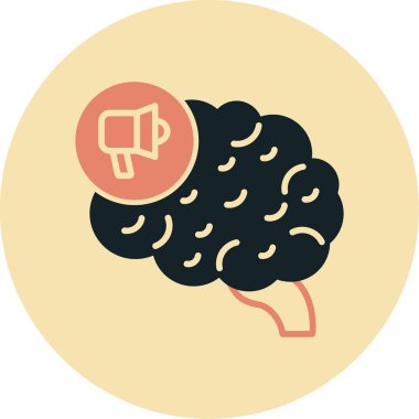 Pazarlama web simgesi, vektör illüstrasyonu