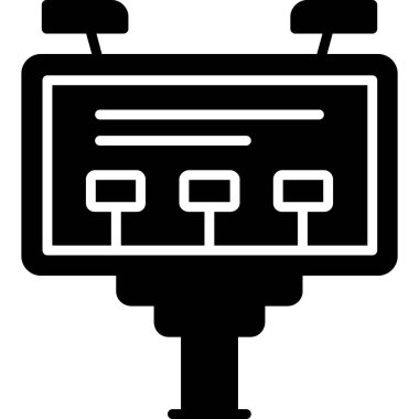 ağ web simgesi, basit vektör illüstrasyonu beyaz arkaplanda izole edildi