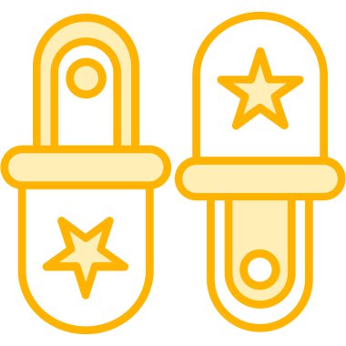 altın yıldızlar renk simgesi, özet biçimi