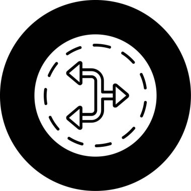 seo modern simgesinin vektör illüstrasyonu