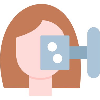 Kadın. Web simgesi basit tasarım