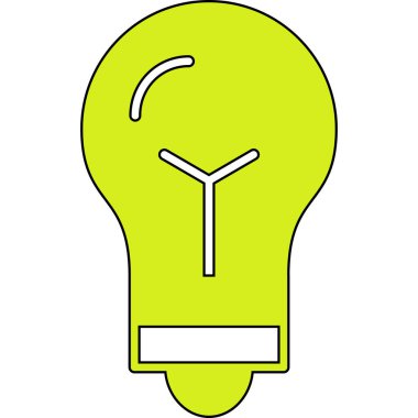 Ampul Simgesi, Vektör illüstrasyonu