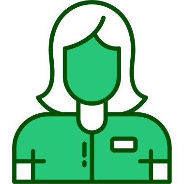 Tıbbi maske vektör illüstrasyon tasarımlı doktor avatar