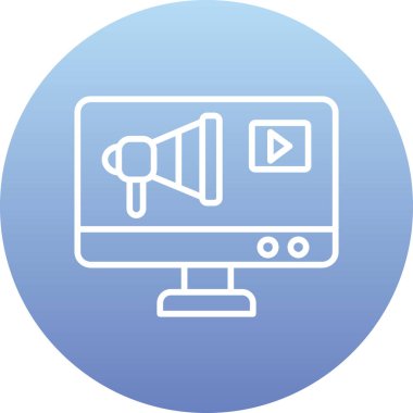 seo modern simgesinin vektör illüstrasyonu