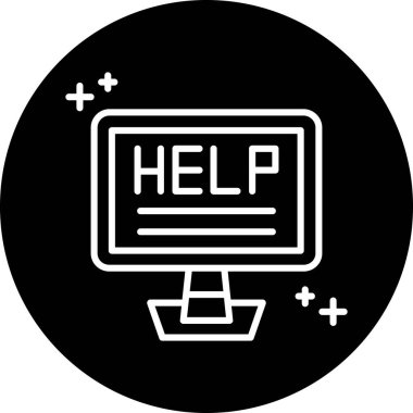 Web simgesi vektör illüstrasyonu