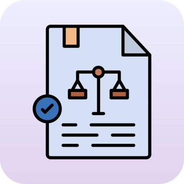 Kontrol listesi vektör dizaynlı belge