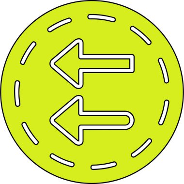 ok simgesinin vektör illüstrasyonu