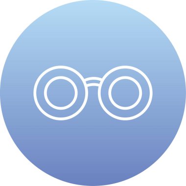 gözlük ikonu vektör illüstrasyonu