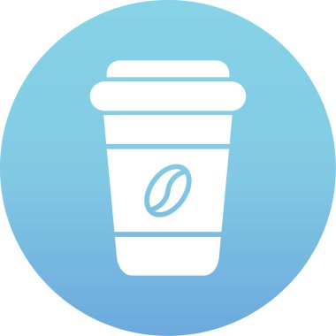 kahve fincanı ikonu vektör illüstrasyonu