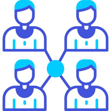 şebeke. Web simgesi basit illüstrasyon