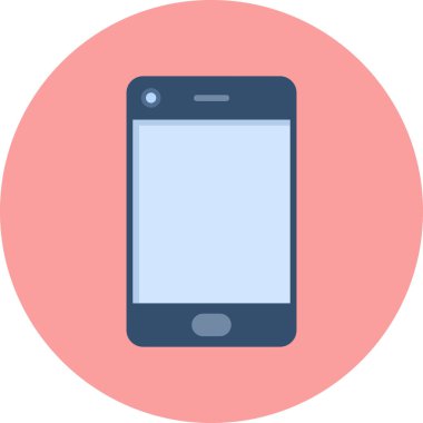 Kişisel ve ticari kullanım için cep telefonu vektör simgesi simgesi çizimi..