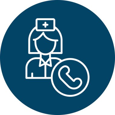 çağrı merkezi simgesi, vektör illüstrasyonu