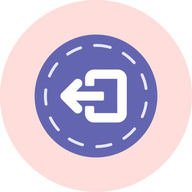 ok simgesi vektör illüstrasyonu