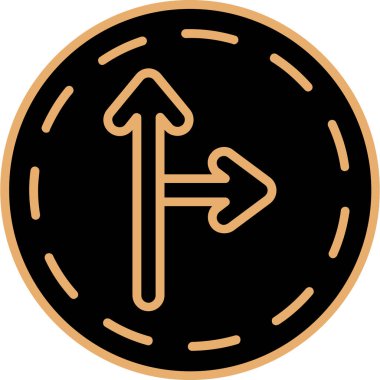 Ok. Web simgesi basit illüstrasyon