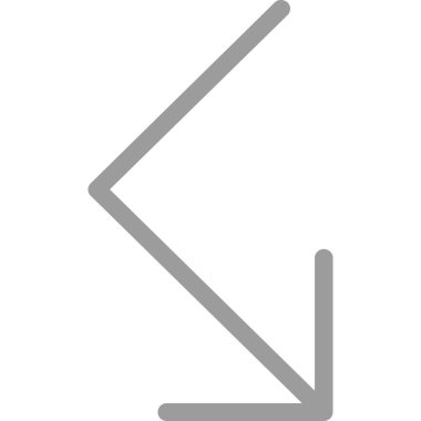 özet biçiminde doğru yönde ok simgesi