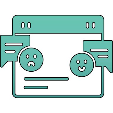 kart simge vektör çizim