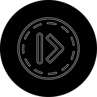 vektör müzik simgesi, vektör illüstrasyonu