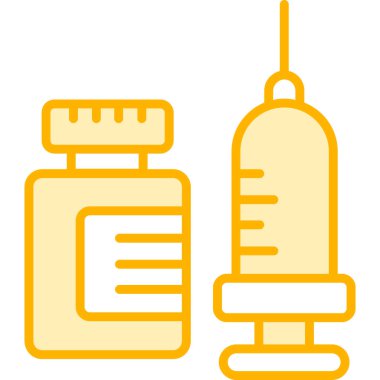 tıp web renk vektörü simgesi