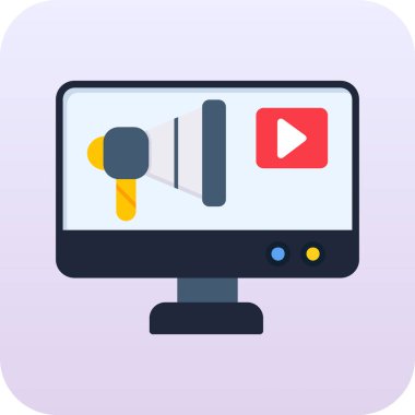 video oynatıcı vektör simgesi