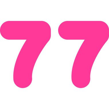 7 numaralı işaret simgesi tasarım şablonu