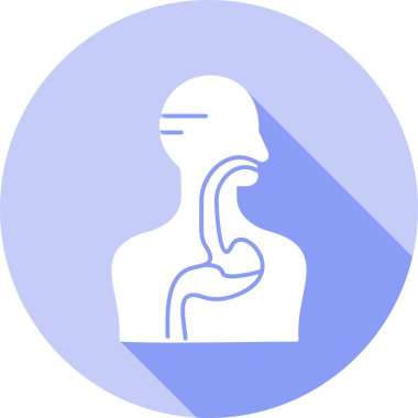 İnsan organı simgesi, vektör çizimi