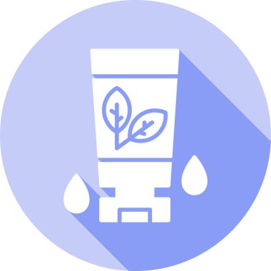 krem vektör illüstrasyonu modern basit tasarım simgesi