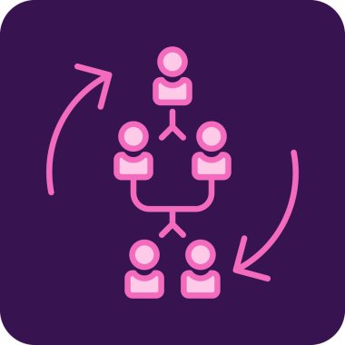 İnsan simgesinin vektör illüstrasyonu