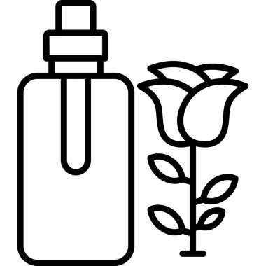 Parfüm şişesi simgesi, taslak biçimi