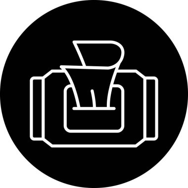 kahve fincanı ikonu vektör illüstrasyonu