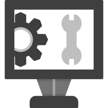 Moda biçimi izole edilmiş arkaplan ayarları simgesi