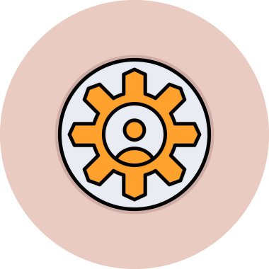 Ayarlama. Web simgesi basit illüstrasyon