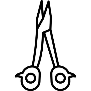 Bahçe araçları simgesi ana hat vektörü. Bahçe aleti. Bahçe aleti