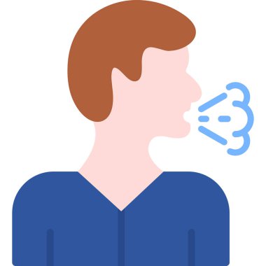 İnsan hastalığı. Web simgesi basit illüstrasyon