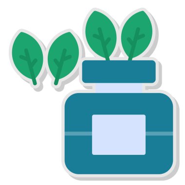 Esrar. Web simgesi basit illüstrasyon