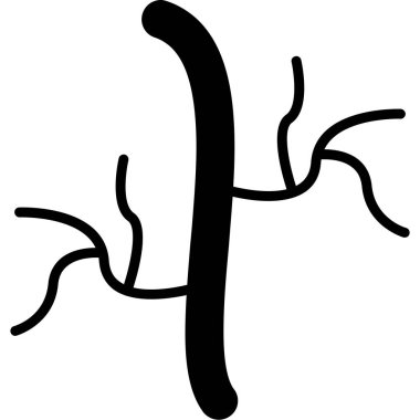 Bir yılanın karikatür çizimi.