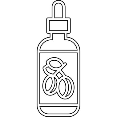 Bir şişe su ikonu, taslak biçimi