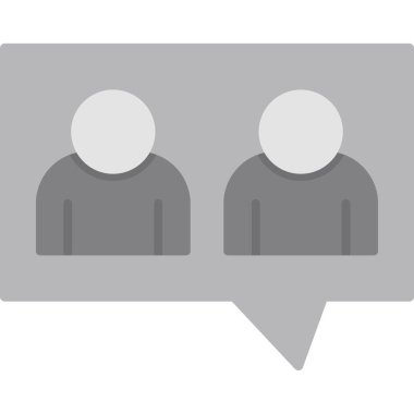 İş insanlar simge grubu. vektör çizim.