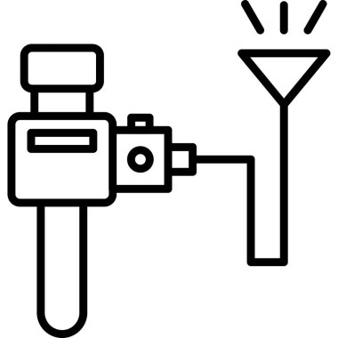 kamera fotoğraf simgesi ana hat biçiminde