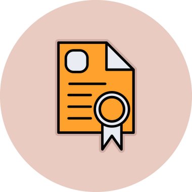 Belgenin vektör simgesi