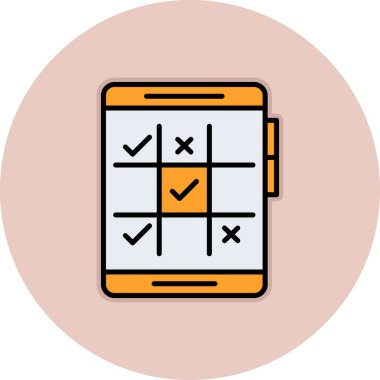 Takvim simgesi, vektör çizimi